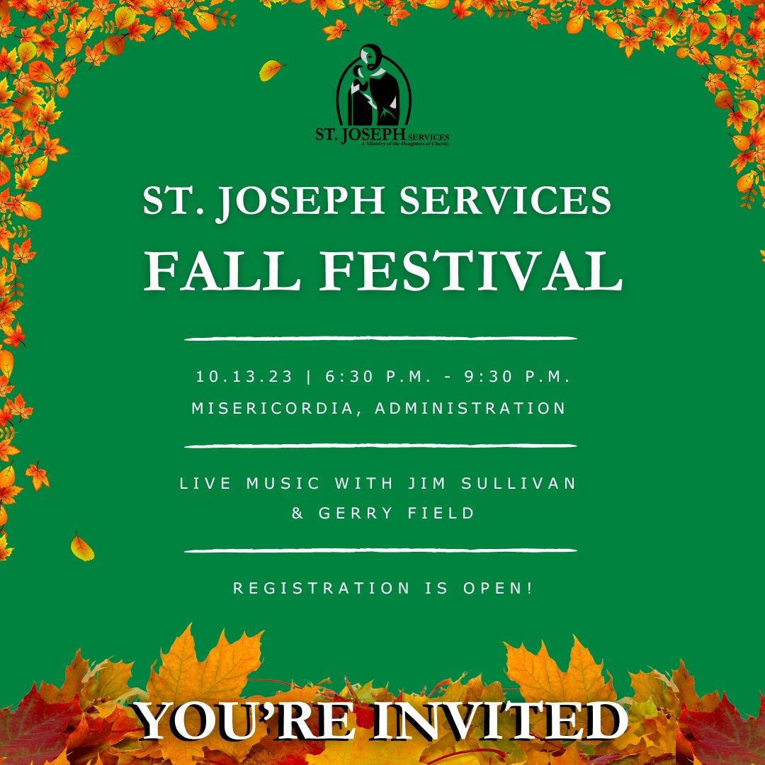 stjosephchicago's tweet photo. 🍂 This Friday, make a difference in your community!
Join #StJosephServices on October 13th at Misericordia for a night filled with live music, an open bar, and hors d'oeuvres!
Register now and transform lives! 🎉 https://t.co/Ex6r2oPxtQ
#FallFestival #TransformingLives https://t.co/7nBUhlqDrT