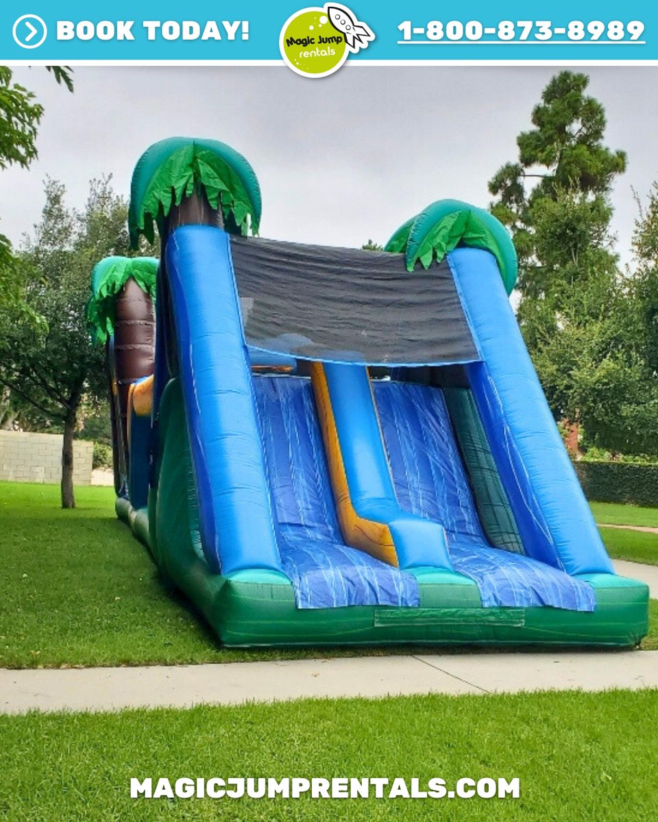 MagicJumpRental's tweet photo. Is it a slide? Is it an Obstacle Course? Give us a call and find out! https://t.co/hbROu6WSvi