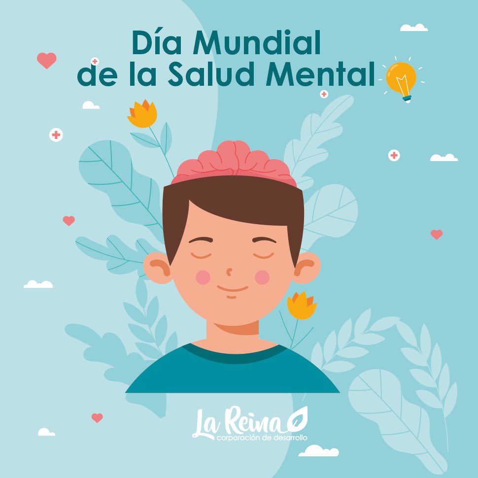 corplareina's tweet photo. Día Mundial de la Salud Mental 🧠♥️
"La salud mental es el camino hacia la felicidad” Estamos comprometidos con la #Promoción de una Salud integral: Mente, cuerpo y corazón, súmate a la campaña #SentirnosBien💆🏼♀️♥️#SaludMentalDerechoUniversal https://t.co/b4rg144yRi