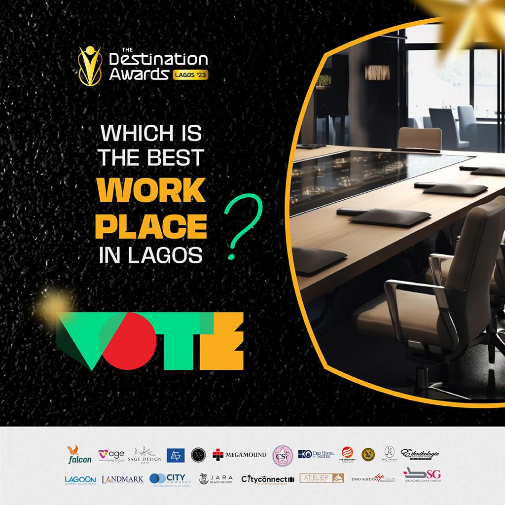 olaniranfaith's tweet photo. The debate of the best place to work in Lagos has raged for long. Where’s the best place to work or land a dream job in Lagos?
Vote here: https://t.co/gmXInWbMfR
#Egetwhy #lagos #nigeria #destinationawards #Eko https://t.co/y16IY1BHrE