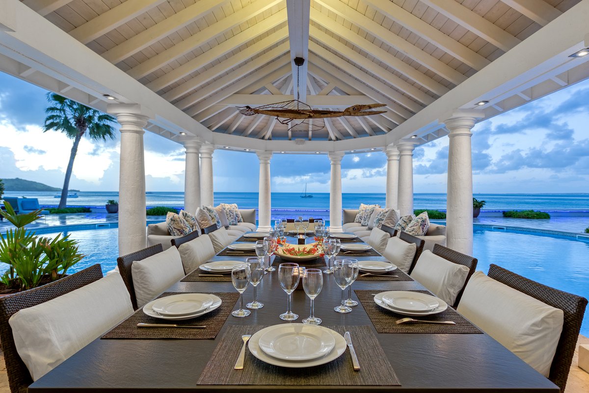 SXMSIR's tweet photo. Escape the hustle and bustle and experience the luxury of Petite Plage 5 in Grand Case, St. Martin this holiday season! Our 6 bedroom villa offers the perfect tranquil getaway for you and your loved ones! #GrandCase #StMartin #VillaGetaway #Sxm https://t.co/Umt27QeUdT https://t.co/yaPLW7uWKP