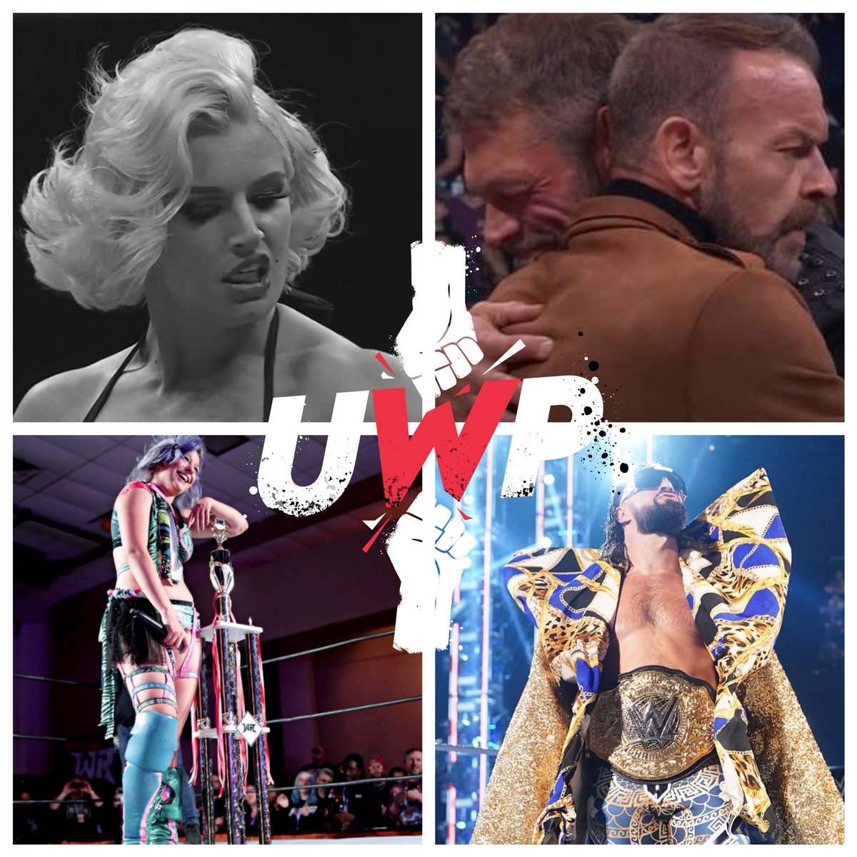 UntitledWresPod's tweet photo. This week, Faye, Jay and Tasty are here to talk all about Adam Copeland in AEW, the results from Fastlane and all the hottest wrestling news! #AEW #AEWDynamite #WWE #WWENXT #WWEfastlane #WrestlingNews https://t.co/G3o5neLGlS