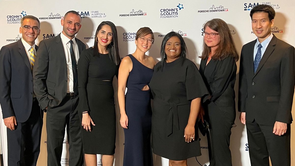 #UCLAGI Center for IBD at the @CrohnsColitisFn Imagine the Cure Gala. A great opportunity to step out of the clinical environment & see what patients go through day-to-day.

👥L-R: Hamed Nayeb-Hashemi @HassanHamandi @drmonrezapour Jenny Sauk @BonthalaMD Mary Kwaan @berkeleydoc