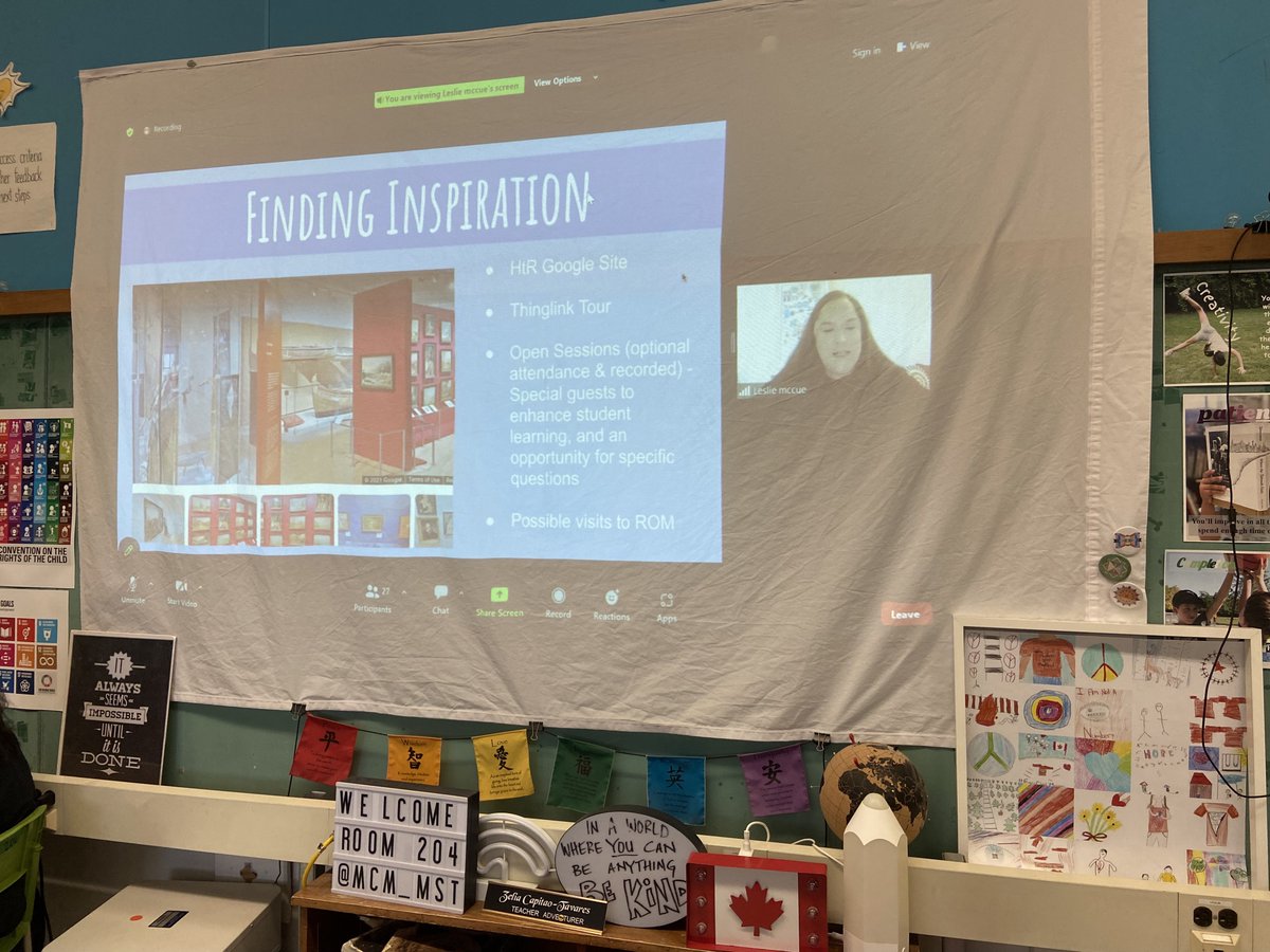 McM_MsT's tweet photo. TY @itsMcCue Azizah, Hassan, Kristy, Dehmin & Bert #hacktheROM for hosting today’s session > Indigenous Digital Learning Program with our class community #ROMlearning @ROMtoronto @tdsb https://t.co/KsNzcr7nW7