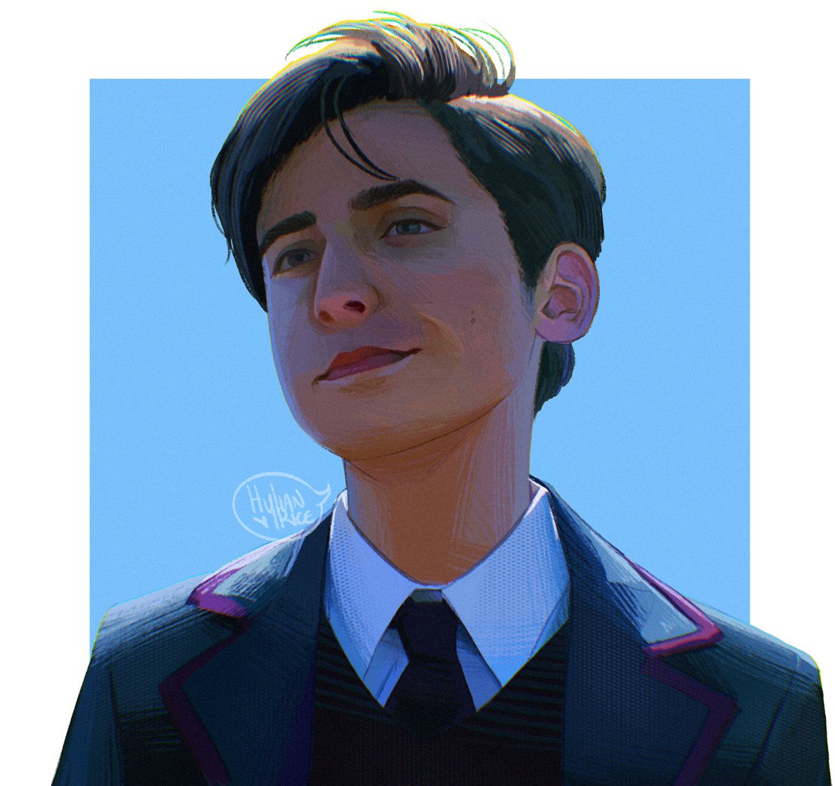 five 😌🤍 #digitalart 

@AidanRGallagher