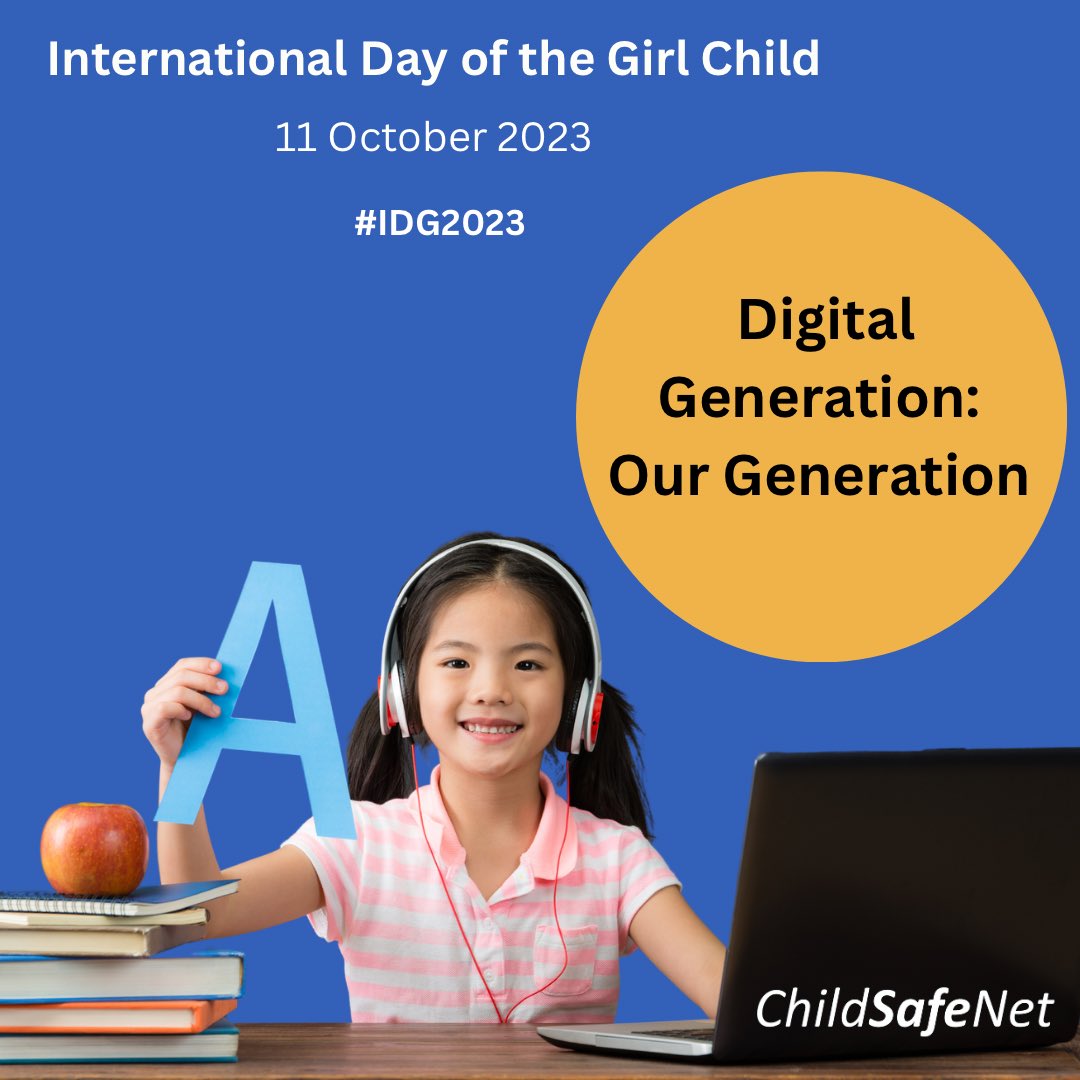 anilrag's tweet photo. Happy International Day of the Girl Child!
The theme for this year's aptly named as “Digital generation. Our generation.”
It provides a platform for the global community to understand the disadvantages girls face online.
#childsafenet #idg2023 #DayoftheGirl https://t.co/5cC4s03ypz