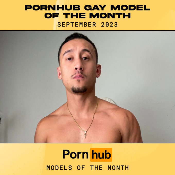 PornhubGay's Model of the Month for September is @PorfiMaximus!🏆  Find out what all the hype is about