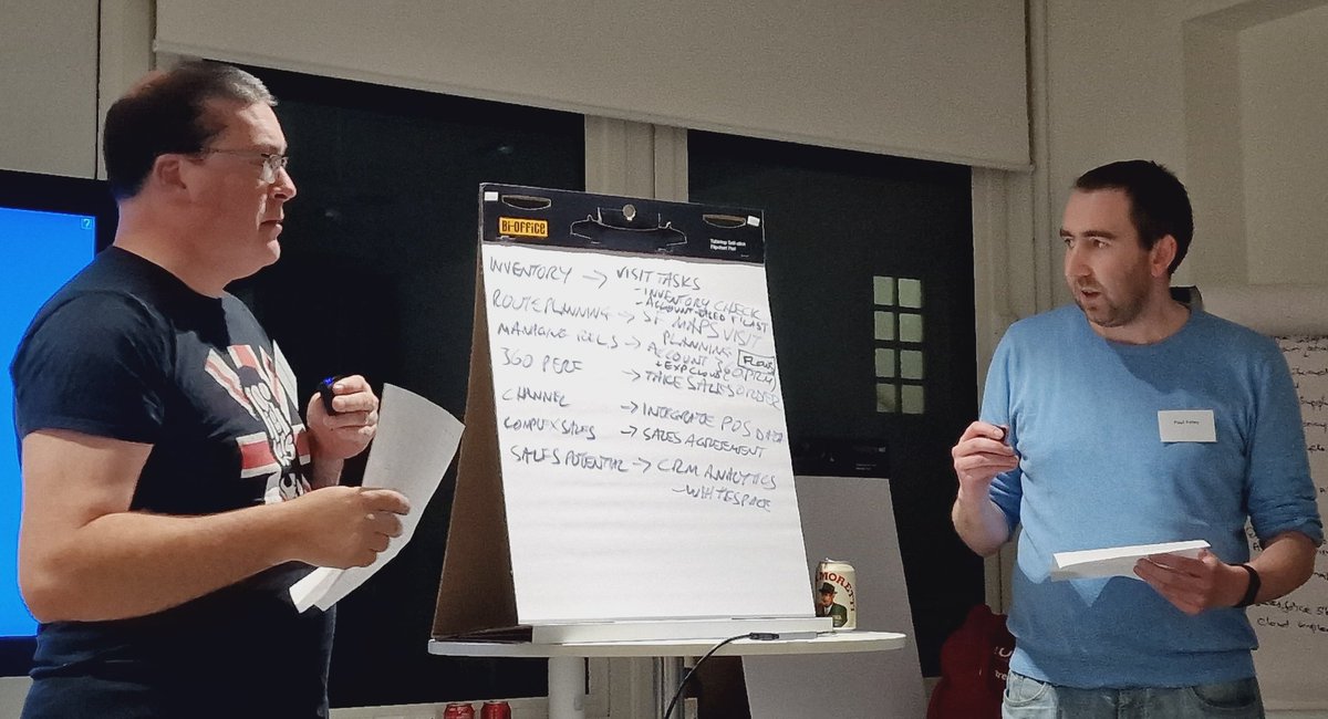 OnThePeiroll's tweet image. Final in-person show of the day - Double act with @paulfoley_sfadm and Anthony Harrison presenting their answer for Consumer Cloud talking about promotions, sales agreements!
 
#LDNArcs