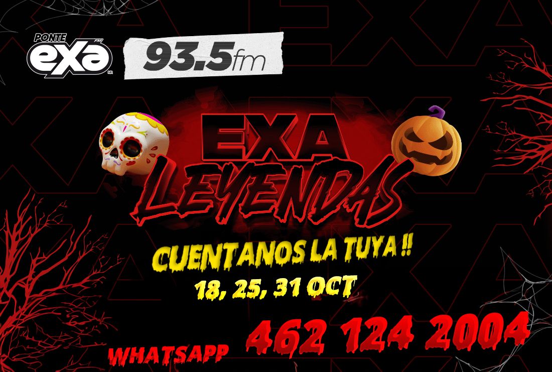 ExaIrapuato's tweet photo. Aquí TODOS tenemos una historia con sucesos extraordinarios... ¿Estás listo para contarla? Nosotros te escuchamos. 🎤💀👻

¡No te separes del EXA 93.5 con las Exa Leyendas!

#EnTodasPartes #PonteExa #ExaLeyendas #Historias #Miedo #Terror https://t.co/PWauZxbVu4