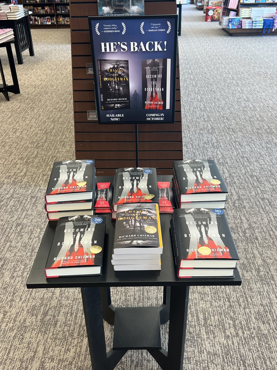 Things that make me happy. This kind of love and support on release day!

happy happy book birthday <a href="/RichardChizmar/">Richard Chizmar</a> #BoogeymanSeries