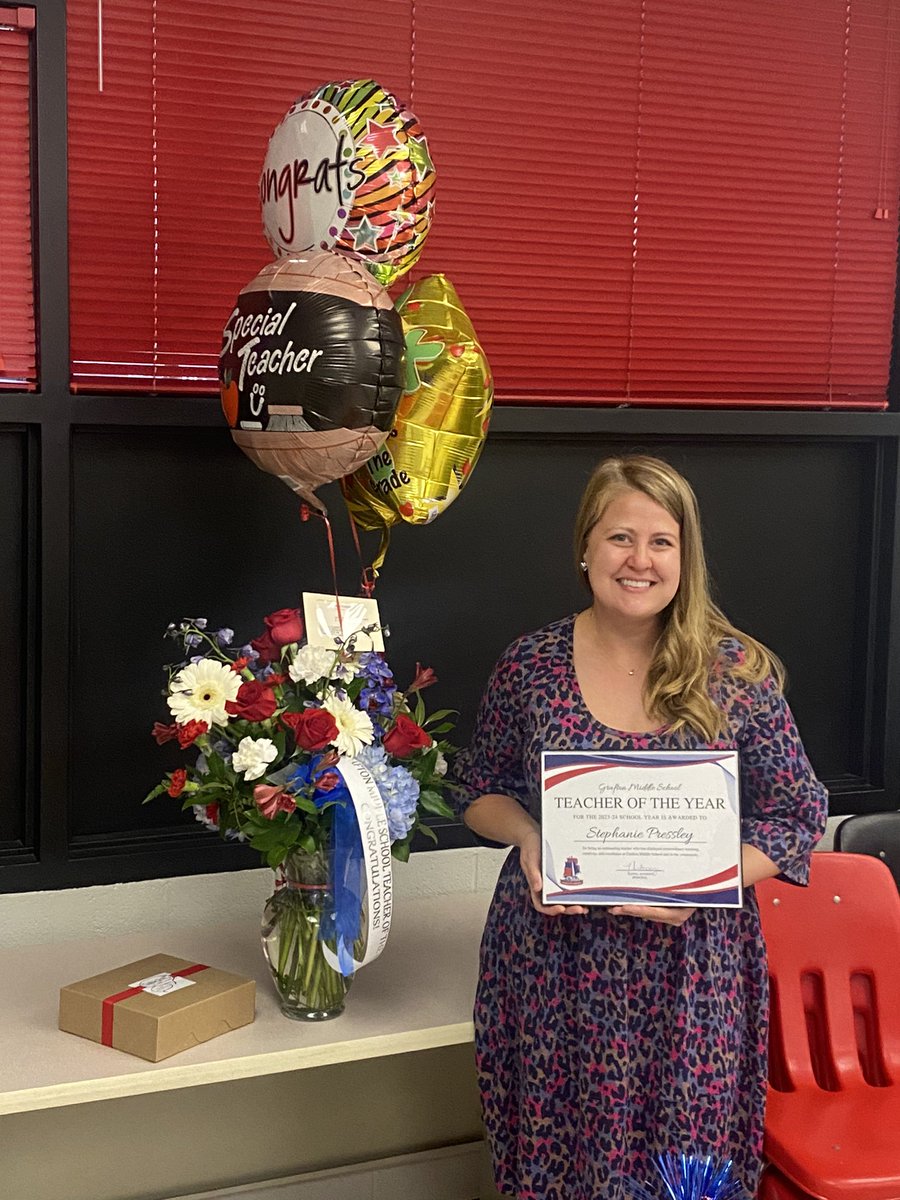 GMS Clippers (@graftonms) on Twitter photo Excited to announce Mrs. Stephanie Pressley as the Teacher of the Year for 23-24 school year at Grafton Middle School. W/ <a href="/TiannaSAnthony/">Tianna Anthony</a> <a href="/CSwansonAP/">Christine Swanson</a> and Mrs. McLemore Excited to announce Mrs. Stephanie Pressley as the Teacher of the Year for 23-24 school year at Grafton Middle School. W/ <a href="/TiannaSAnthony/">Tianna Anthony</a> <a href="/CSwansonAP/">Christine Swanson</a> and Mrs. McLemore