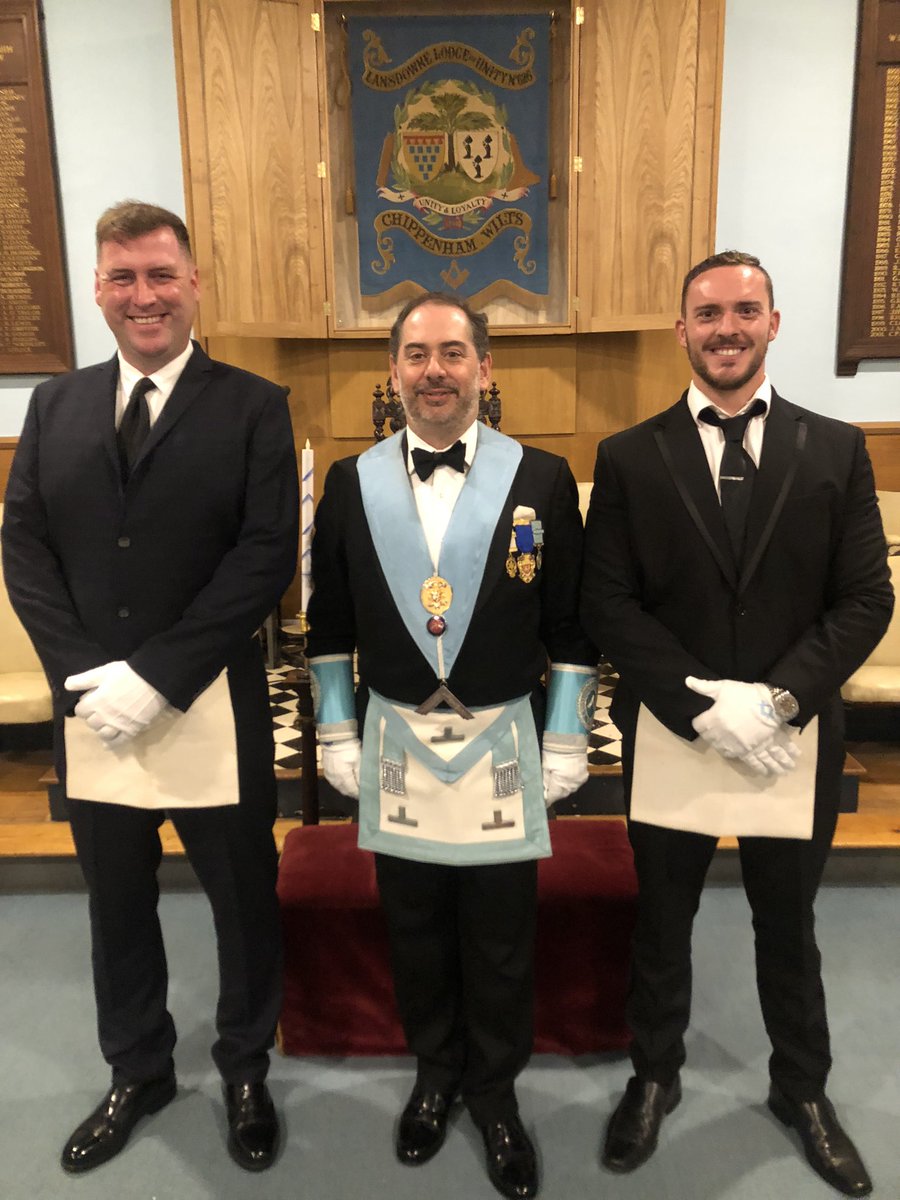 Wiltshire’s newest Masons following  double initiation this evening <a href="/wiltspgl/">Wiltshire Freemasons</a> <a href="/UGLE_GrandLodge/">United Grand Lodge of England</a>