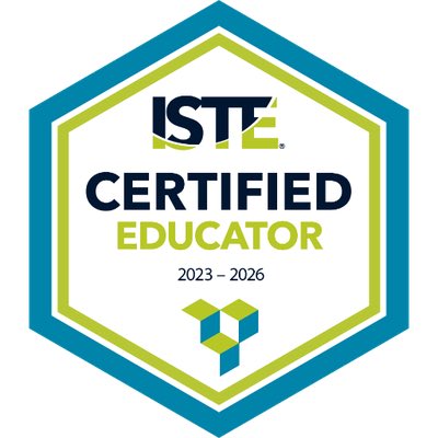 Just received my ISTE Certification for Educators. If you are going to go through the process and want to talk, feel free to contact me. I can share my experience with it. It was intense.
