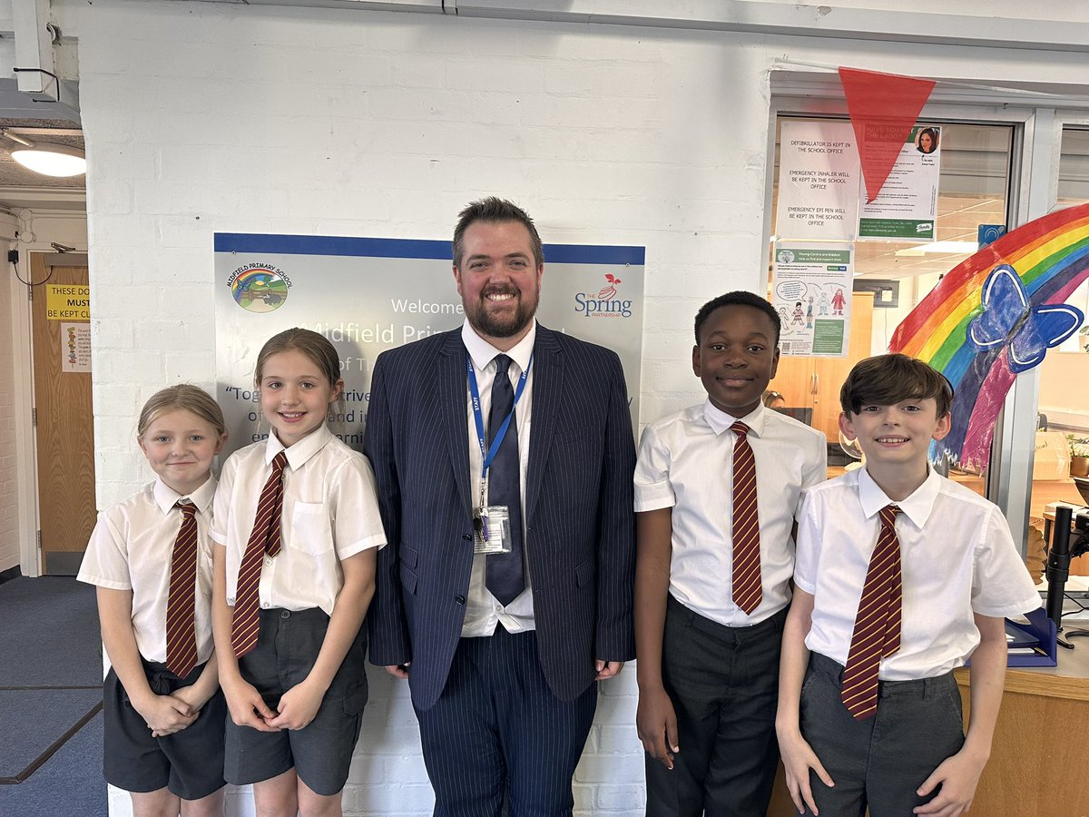 What an exciting assembly! 

We announced who the members of our head of school team are ✨

Our new Head Girl and Boy are Matilda and Nathanael! 

And our Deputy Head Girl and Boy are CeCe-Blu and John! 

CONGRATULATIONS 🥳 

<a href="/GulcinSesli/">Gulcin Sesli</a> #futureleaders