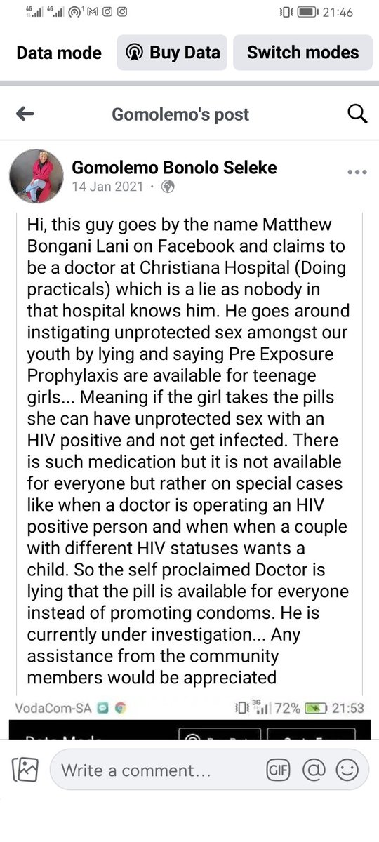 Sello_Matt's tweet photo. Bonolo Seleke tried exposing Dr Matthew Lani as a fake Doctor two years ago but no one listened,

#UmkhokhaTheCurse Cassper #TheRiver1Magic Tyler ICU Zimbabweans #etvScandal #Suxoka Congratulations Thato #SenzoMeyiwaTrial #GqeberhaTheEmpire https://t.co/jEpJyC1Fij