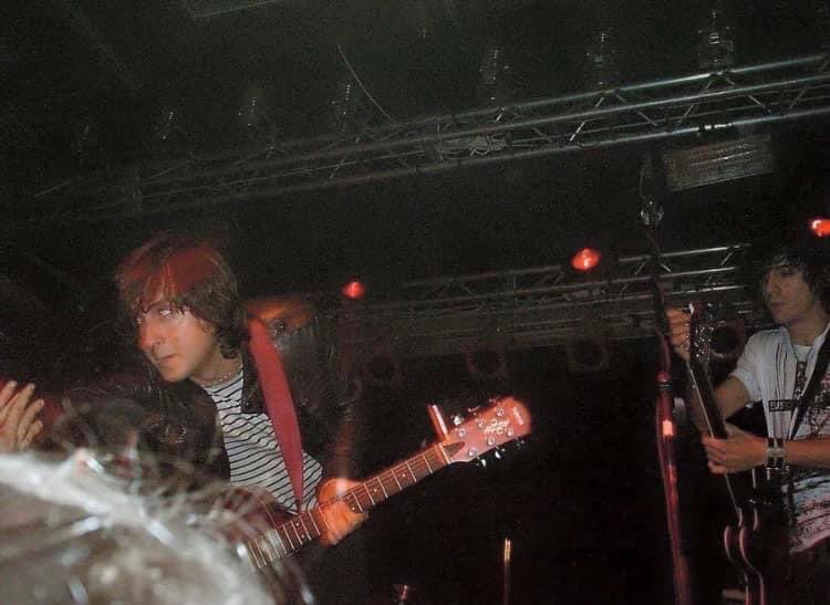 Carl_Barat_News's tweet photo. It’s 18 years today since DPT played their debut gig at Qube in Rome��� tempts fugit. @carlbaratmusic @gdogg27 @killRossomando #didzhammond #DPT #DirtyPrettyThings #carlbarat #garypowell #anthonyrossomando https://t.co/bDowc1iLRT