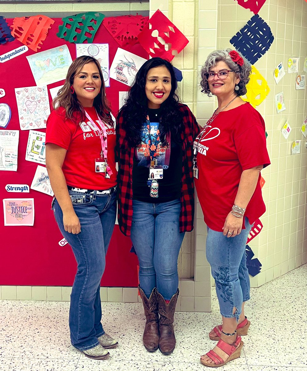 Thank you for your support in raising awareness of literacy differences and dyslexia! 

#GoRedforDyslexia #McAllenISDGoRedforDyslexia @deleon046