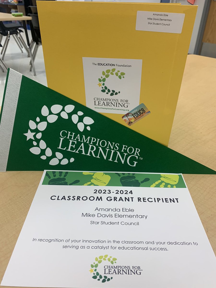 Mrs_Eble's tweet photo. Thank you @Champs4Learning for helping our Student Council follow our mission to make @MDE_Stars the best place to learn and lead! https://t.co/WTY8p3vPg2
