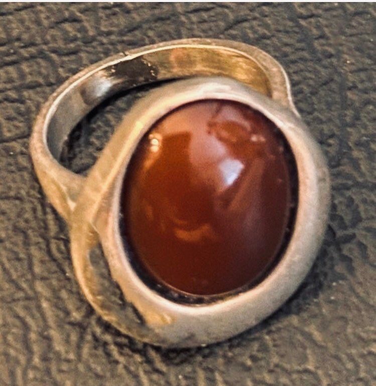 boydsilverworks.etsy.com/listing/759752… #sterlingsilverring #ring #jewelry #handmadering #carnelianjewelry #giftforher