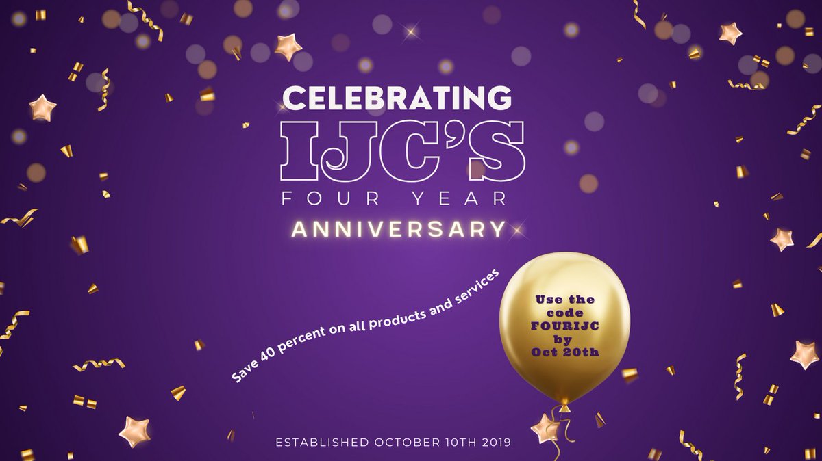 Save 40% on all products &amp; services in honor of Inspired Journey Consulting’s 4 year anniversary!
❤️Self-Love Course
💙Boundary Setting Course
💛Stress Reduction Course
💜Private and Group Coaching
🧡Human Design Readings
Use code FOURIJC by Oct 20, 2023
inspiredjourneyconsulting.com/offers/