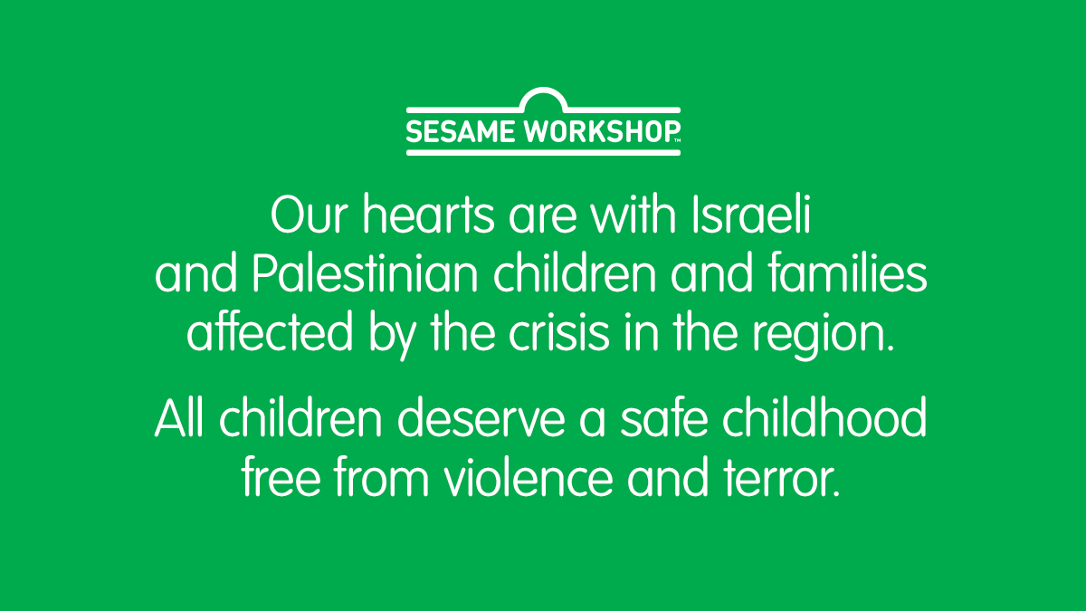 Our hearts are with Israeli and Palestinian children and families affected by the crisis in the region. All children deserve a safe childhood free from violence and terror.