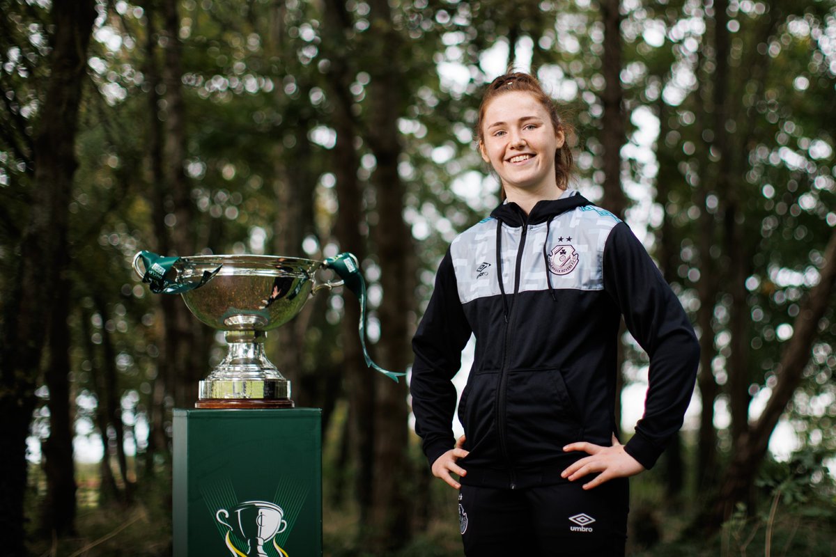 RoversWomen's tweet photo. Scarlett Herron attended today's Sports Direct FAI Cup Media Day at FAI HQ in Abbotstown in the build up to Saturday's semi-final in Tallaght 🏆

#SheWore https://t.co/xSN6AUaNix