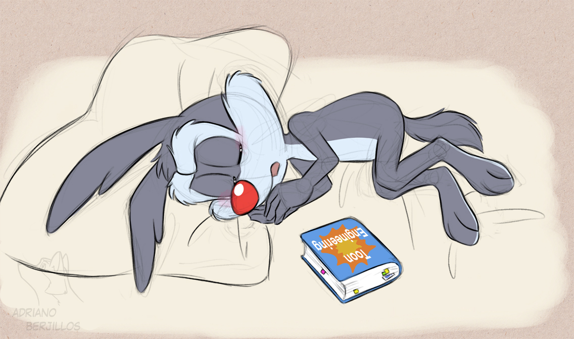 Adri_Gummi's tweet photo. Following my last picture, I've drawn this one. Calamity fell asleep after to study hard. Sleep tight, Calamity. Even the geniuses like you needs to rest!

Calamity Coyote © Warner Bros https://t.co/geoiU4fcWI