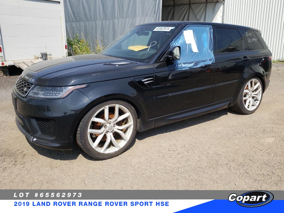 CopartCanada's tweet photo. Have your bids ready for this damaged 2019 Land Rover Range Rover Sport HSE up for auction in Montreal, QC on Oct. 17! With a pre-accident value of $78,191.00 CAD, could this luxury SUV be your next repair project? 🛠 Lot # 65562973 >> https://t.co/o9aMq8WtxD

#CopartCanada https://t.co/n2hhGQstyY