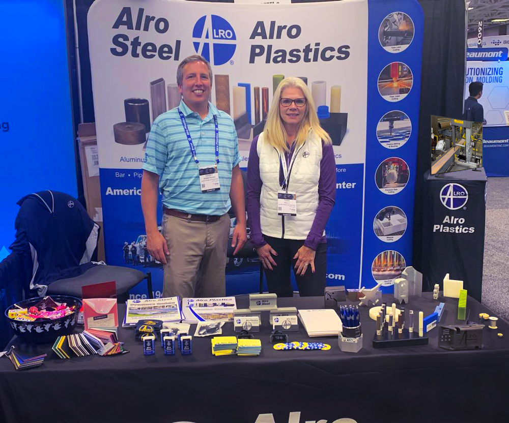 alrosteel's tweet photo. From WIMTS to PLASTEC Minneapolis! Alro Steel &amp; Plastics is sharing the knowledge of Metals and Plastics. Whether it's what to buy or an application question we are here to talk with you. Stop by Booth 2121!
#AdvancedManufacturingExpo
Alro Steel https://t.co/0BZTpV73Jx