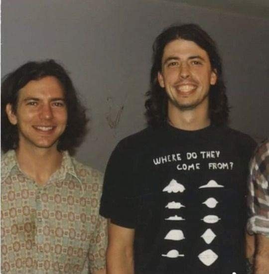 eddie vedder and dave grohl.