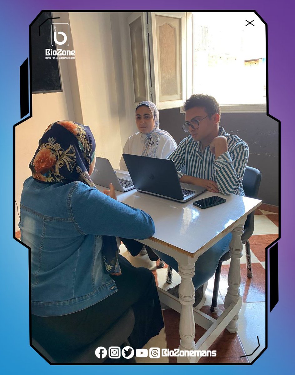 biozonemans's tweet photo. من كواليس اليوم الأول من إجراء الـ interviews للمتقدمين للتطوع في BioZone team💜✨
#BioZone
#Biotechnology
#Home_for_all_biotechnologists https://t.co/dTorNwNYYp