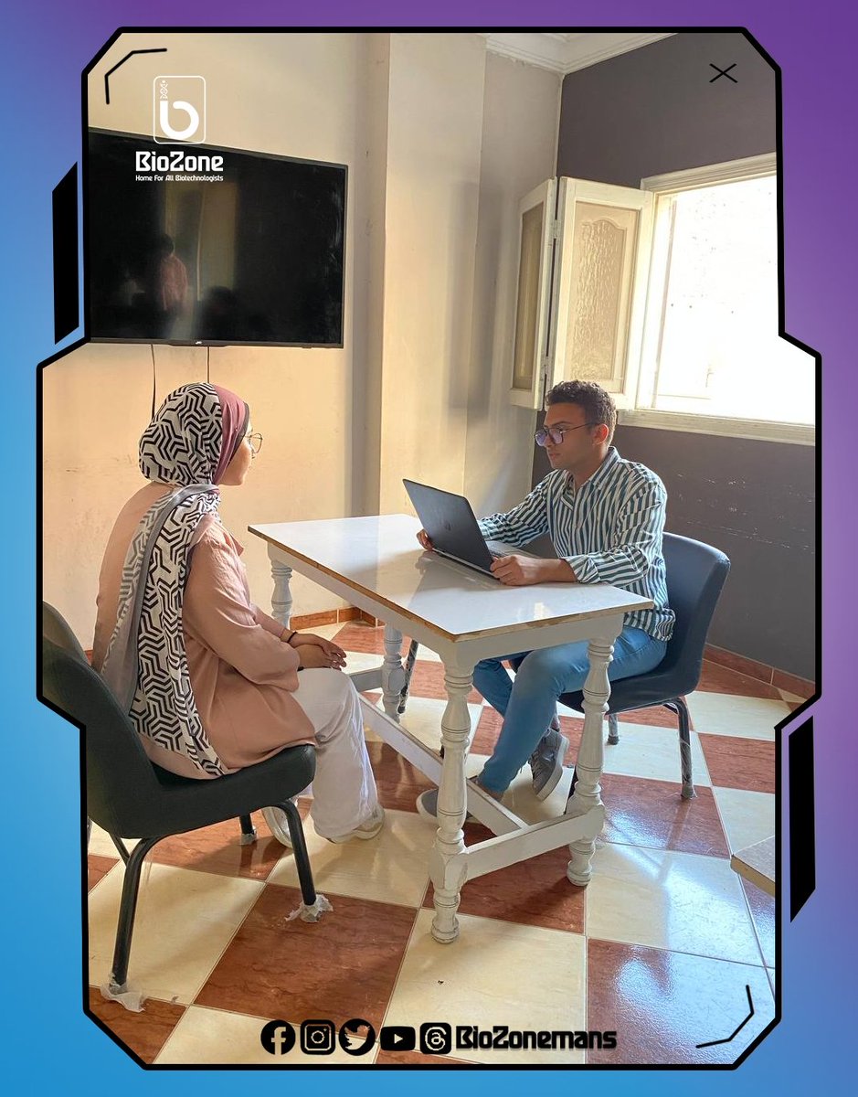 biozonemans's tweet photo. من كواليس اليوم الأول من إجراء الـ interviews للمتقدمين للتطوع في BioZone team💜✨
#BioZone
#Biotechnology
#Home_for_all_biotechnologists https://t.co/dTorNwNYYp