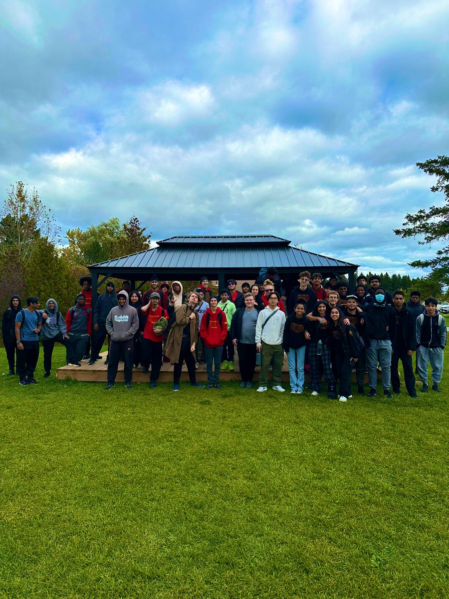 Our BCSS <a href="/BCSSICTSHSM/">BCSS ICT SHSM</a> &amp; #BCSSConstruction sectors pose for a picture at <a href="/YMCA_Canada/">YMCA Canada</a> Cedar Glen. Great start to the SHSM year! <a href="/mslindsay_kerr/">lindsay kerr (she/her)</a> <a href="/stielli23/">S Tielli-Mitchell</a> <a href="/bcssbucks/">bcssbucks</a> #SHSM #BCSS #BCSSBucks