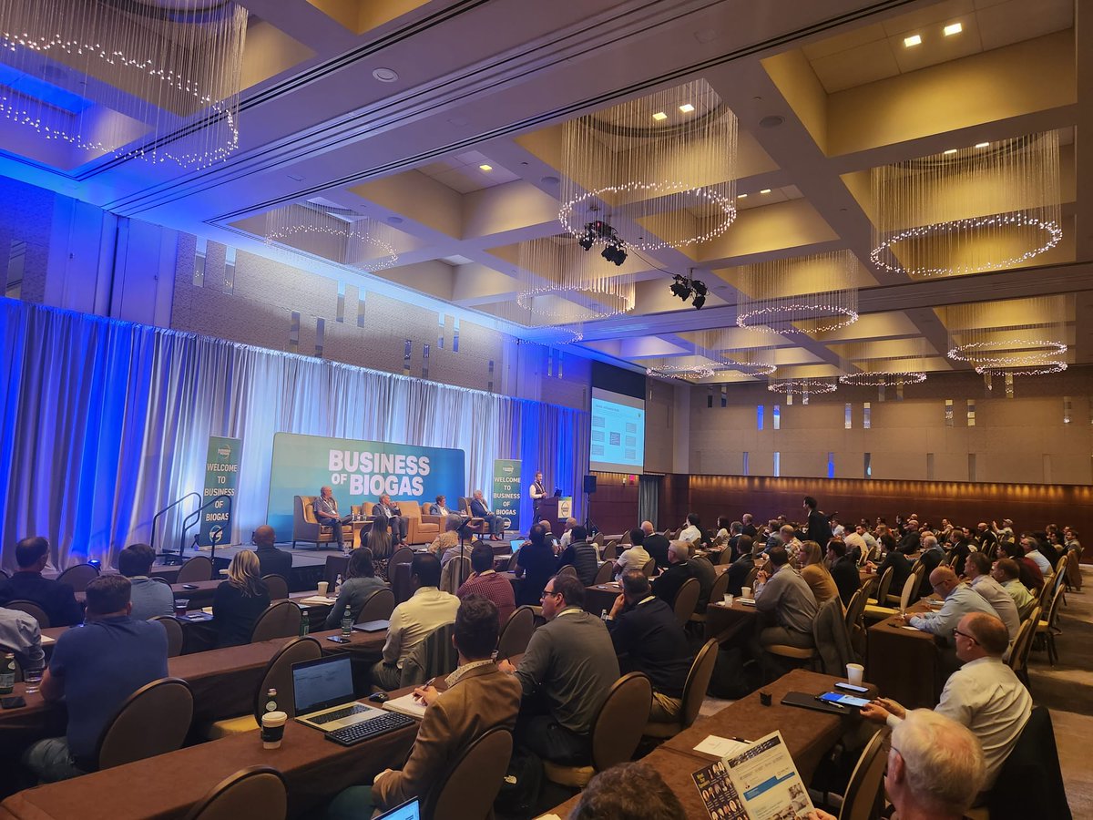 ambiogascouncil's tweet photo. #BUSINESSOFBIOGAS 2023 is off to a great start with our Project Developer 101 Bootcamp! This group is going over revenue strategies, project execution and timelines, permitting, contracts and offtake agreements among other topicsβοΈ, led by some of the #biogas industry's best. https://t.co/29mWbpqMKw
