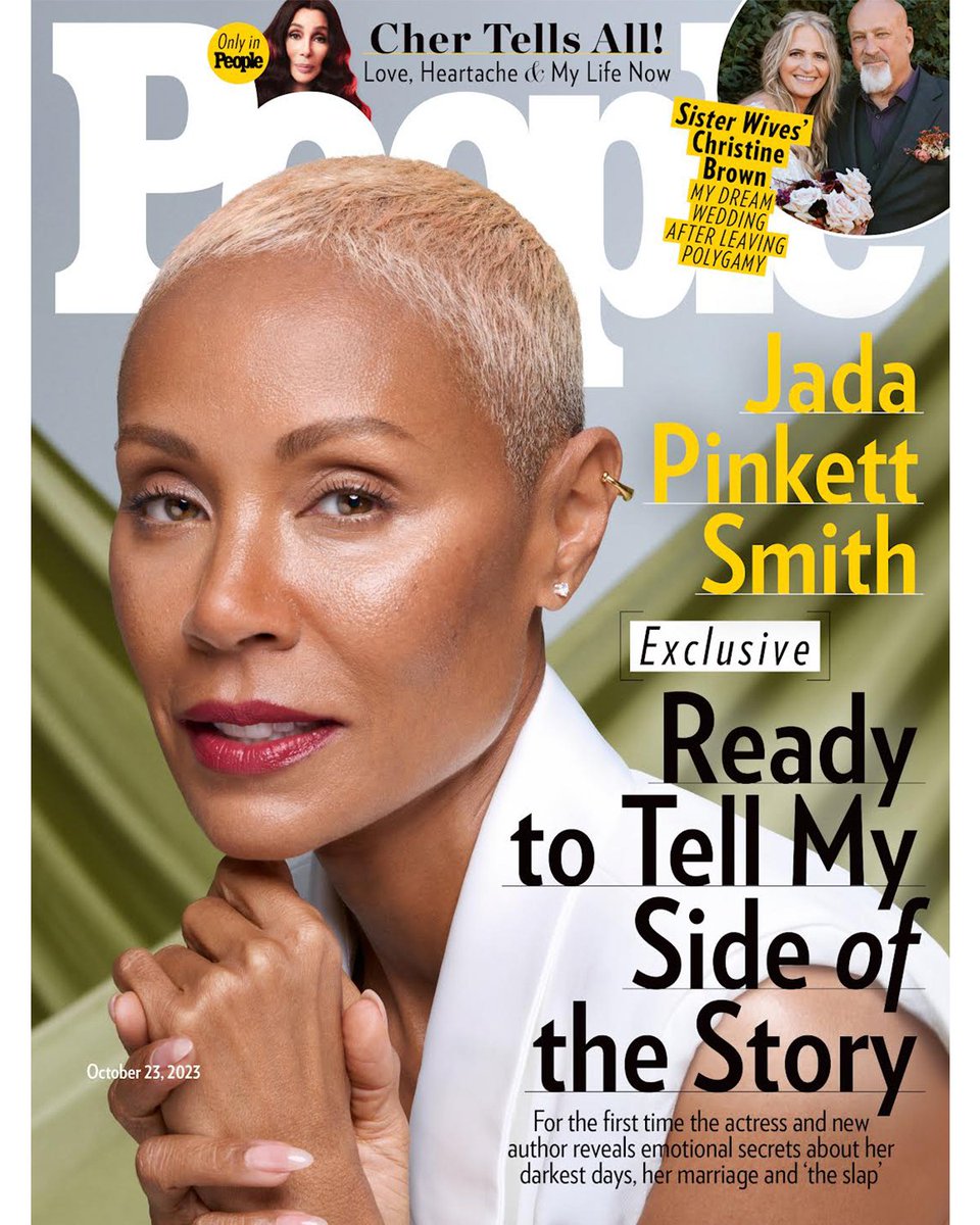 Jada Pinkett Smith knows everyone has been waiting 18 months for her to say something. Here it is. 

In this week's issue, Jada opens up about her marriage to Will Smith and the 2022 #Oscars incident. Pick up on newsstands Friday and read the story here: peoplem.ag/3tnW7w5