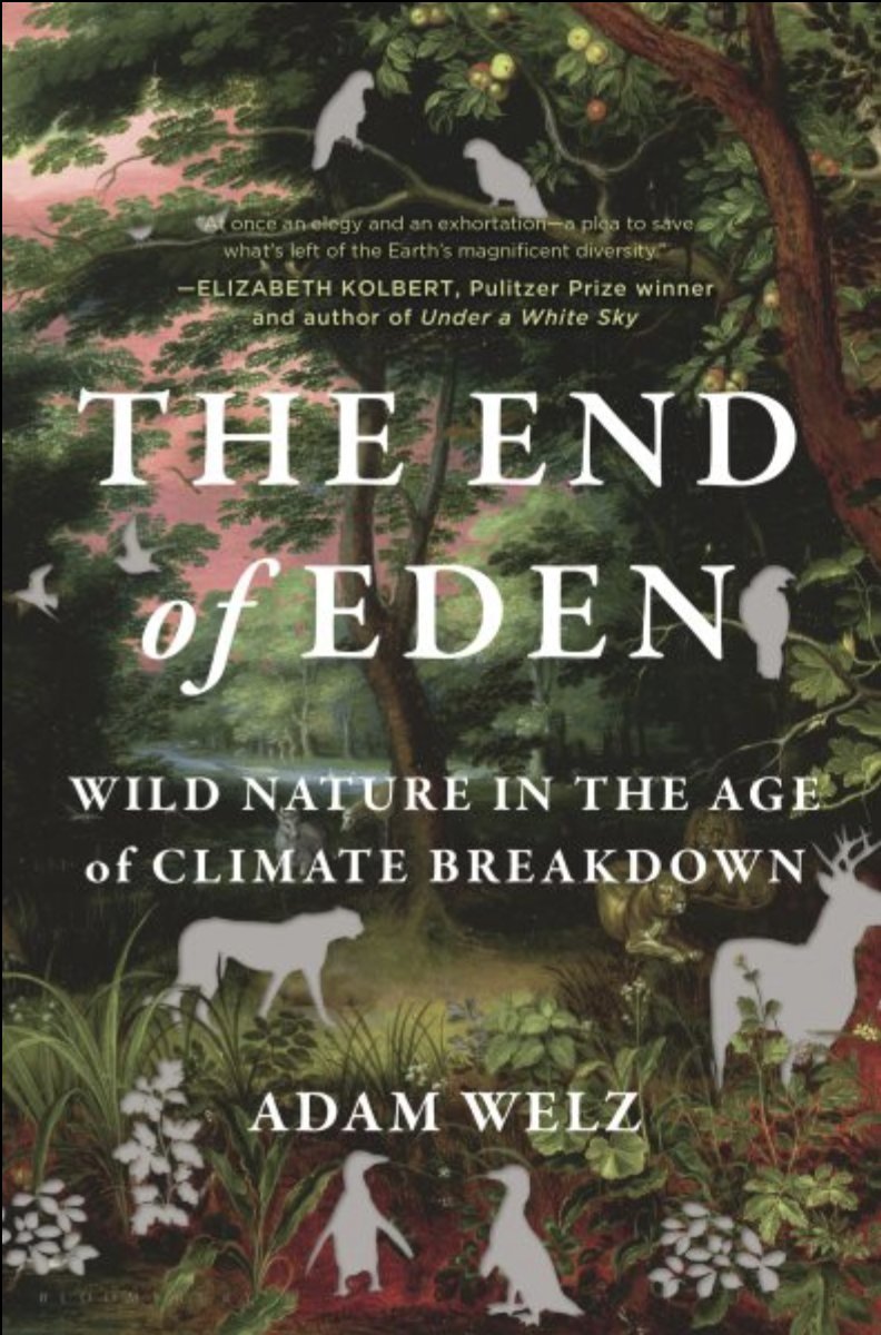 1. TODAY:  Author @AdamWelz  is in NYC doing a free online talk/Q&A, 10 Oct with the legendary Secret Science Club!  Live on Zoom, 8pm U.S. Eastern time. He'll talk of reasons for writing his new book THE END OF EDEN: Wild Nature in the Age of Climate Breakdown. Details in🧵2: