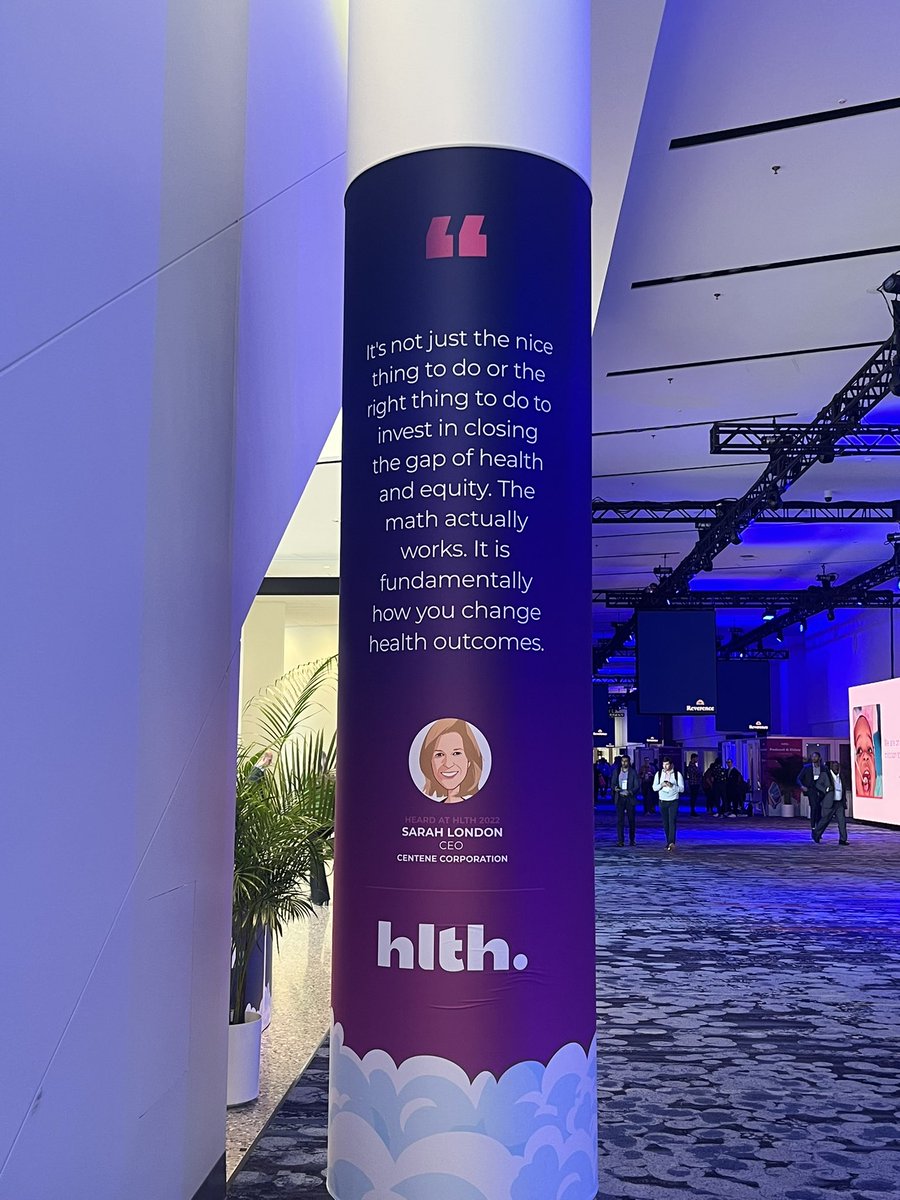 Addressing health equity works 💪🏻 #HLTH2023