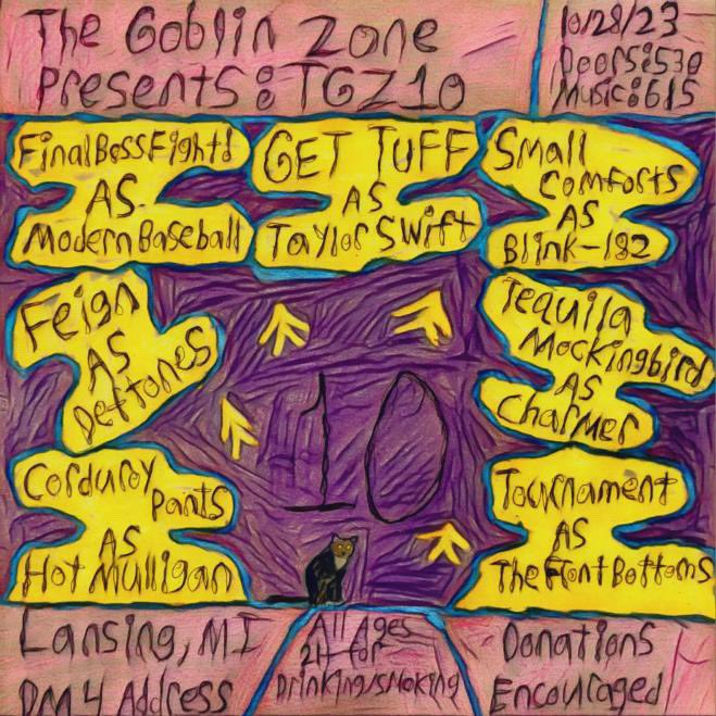 so excited to come back to <a href="/thegoblinzonemi/">Kieffer Mockingbird off this app bye bye</a> for the THIRD TIME for a full Deftones cover set! don’t get too h*rny during our set. i’ll throw water on you