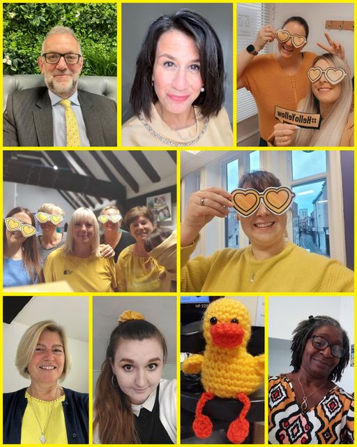 GuestWalker's tweet photo. We have taken part in #HelloYellow  today in support of @YoungMindsUK and dug out our best yellow clothes and accessories to support this important cause.
#charity #solicitorsyork #standout https://t.co/UMSbgQB27r