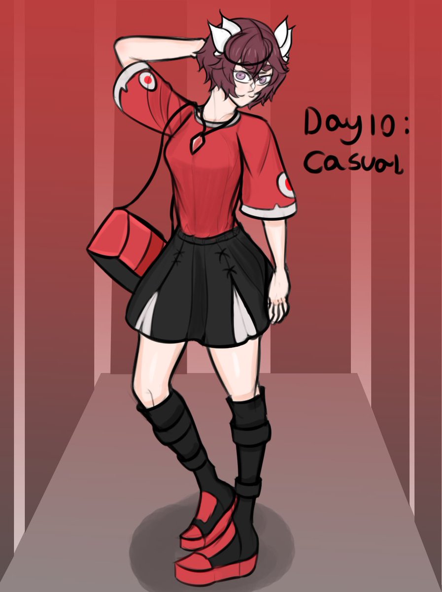 Day 10: Casual(Modakawa has some nice clothing designs)