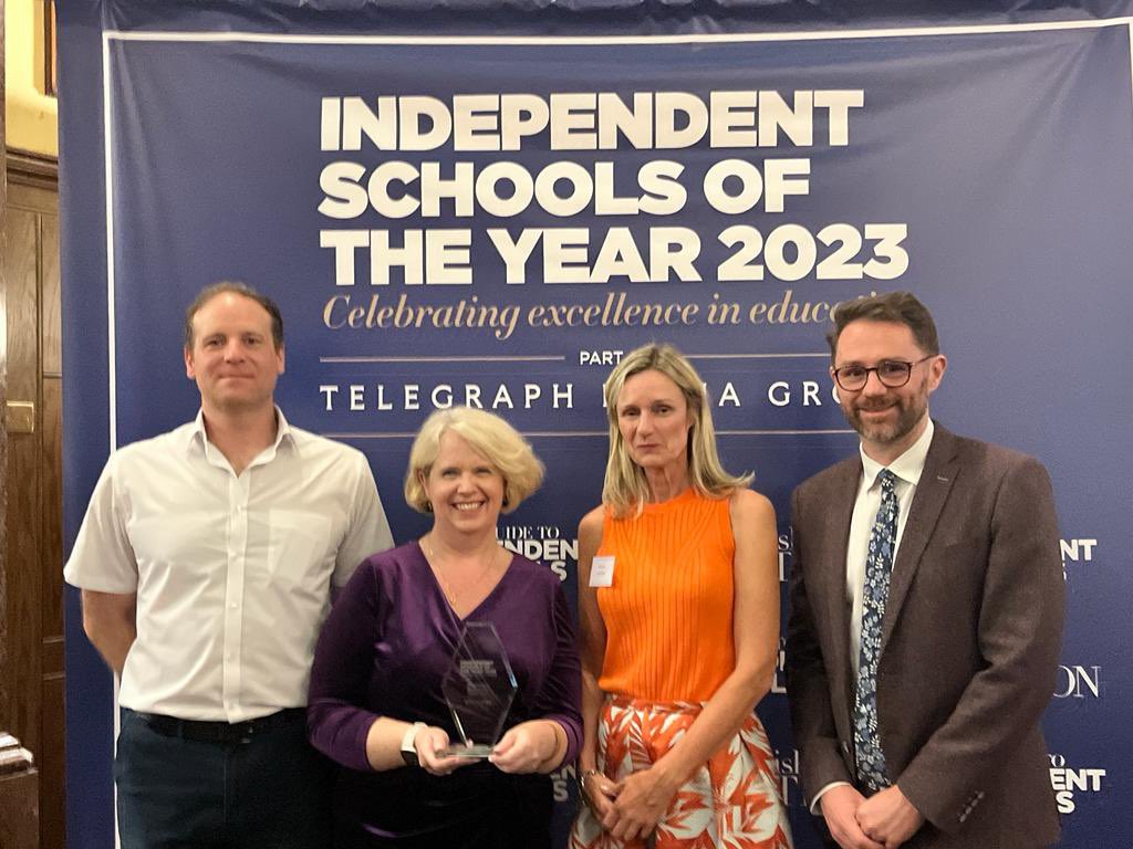 Thrilled to have been awarded Independent Boys’ School of the year at @isotyawards - congratulations to all the fantastic winners and shortlisted schools this evening.