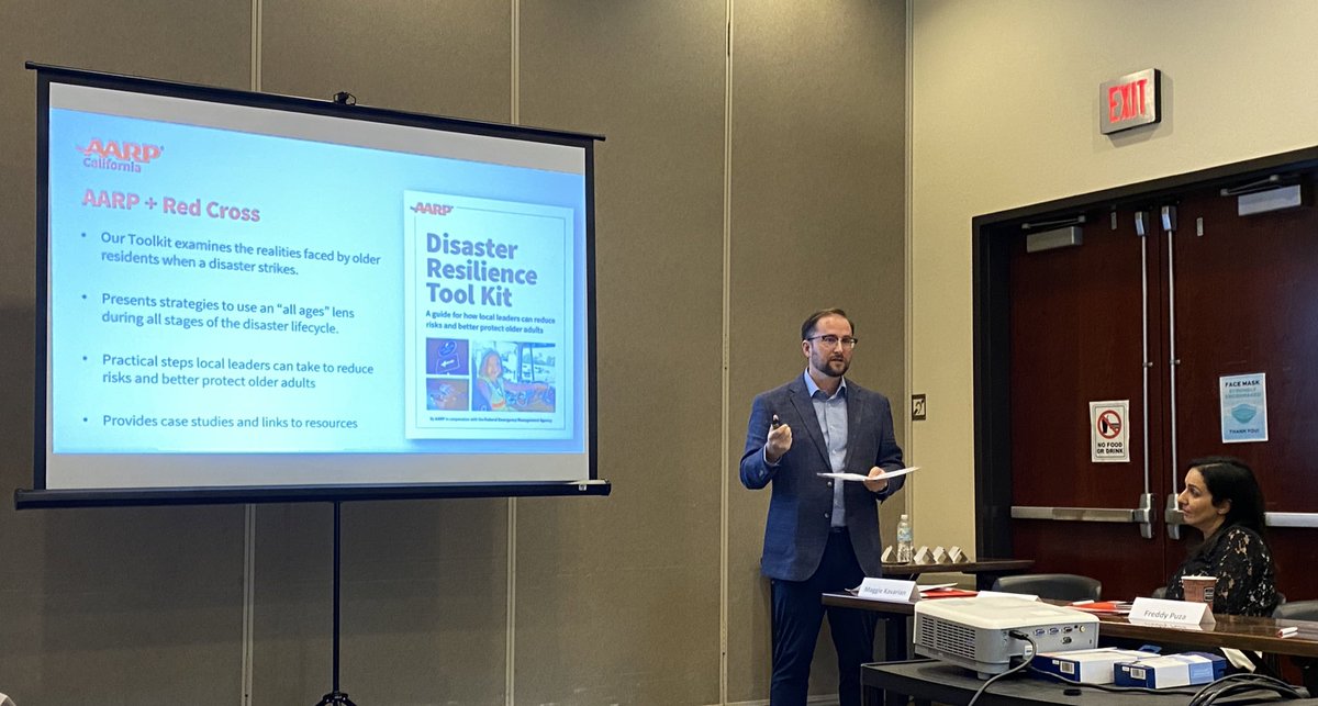 LuisAdvocates's tweet photo. LA Regional Roundtable participants also heard from @davidazevedoCA and learned about @AARPCA’s work, partnerships and resources around disaster resilience & preparedness #AgeFriendlyCA https://t.co/xMapVdHCNj
