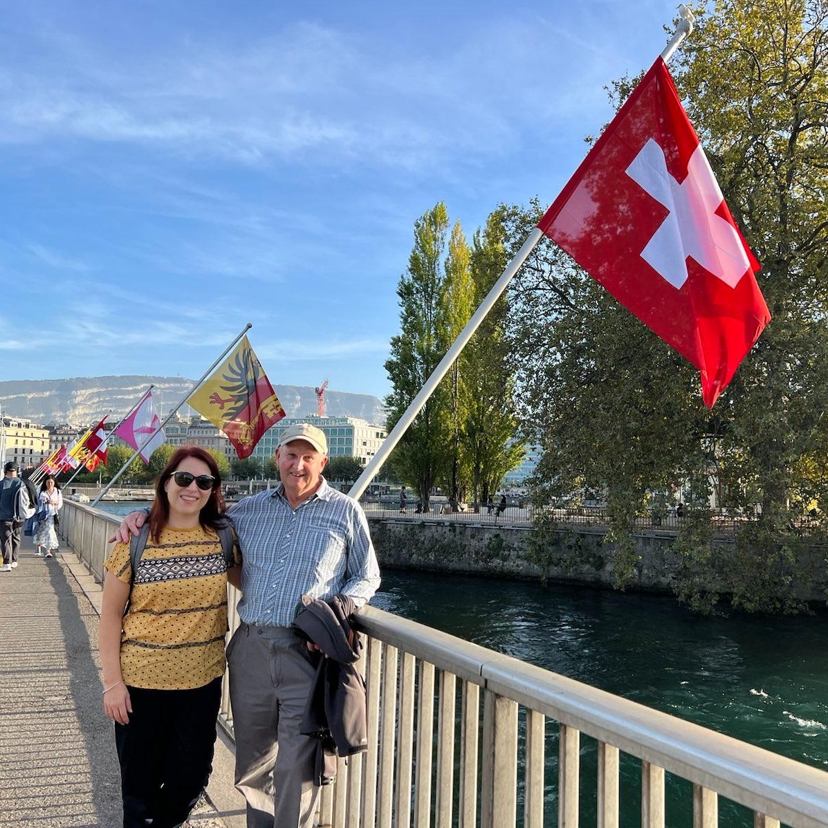 #GoldmanPrize winners Ana Colovic Lesoska (North Macedonia, 2019) and @howardlwood (Scotland, 2015) have arrived in Geneva for the #IUCNLeadersForum. 🌍