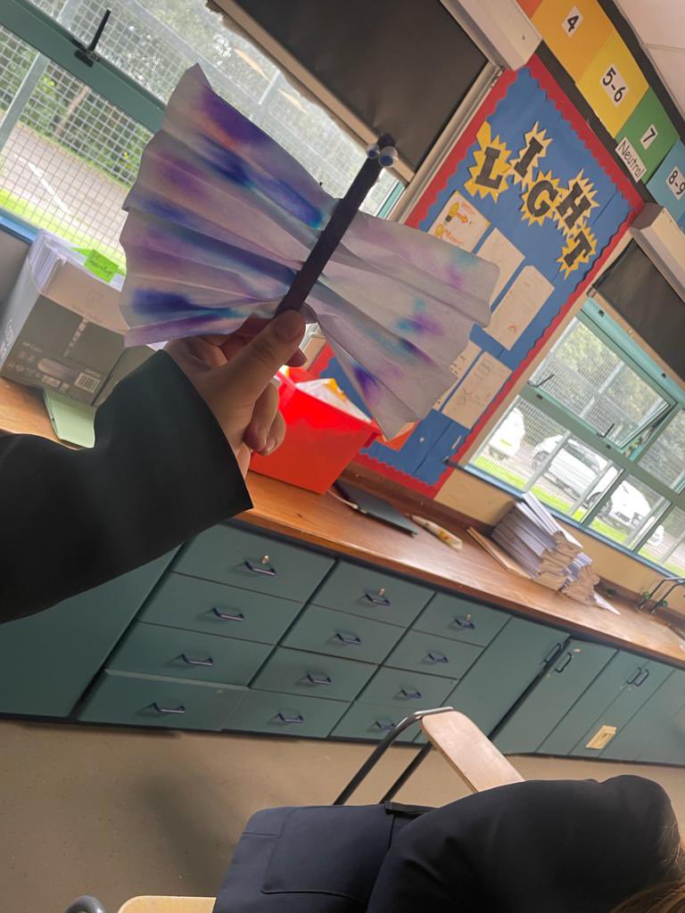 ScienceMalone's tweet image. Great fun making Chromatography butterflies in science club @MaloneCollege