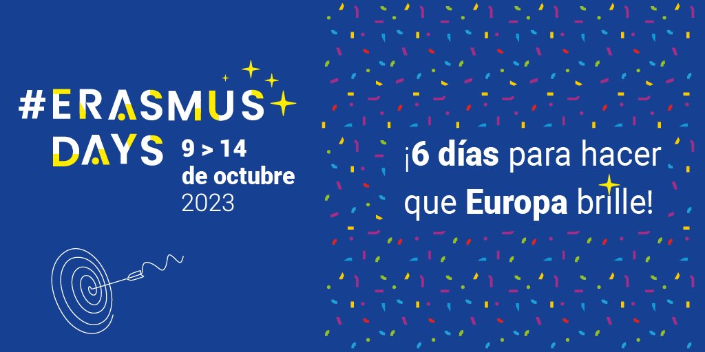 Mañana miércoles celebramos los #ErasmusDays, alumnado y profesorado compartirán experiencias #Erasmus. Habrá regalos y muchas sorpresas @EUErasmusPlus @sepiegob.
Todo bajo el lema de este año de nuestro Proyecto de Dimensión Europea: #NextStopEurope

#maristas #masqueaulas