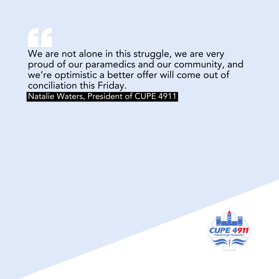 CUPE Paramedic/ Communication Officers Ontario tweet media