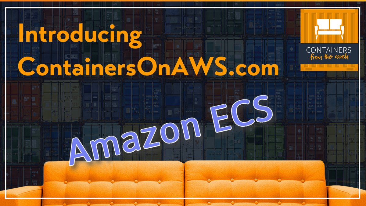 Join the entire #ECS DA team <a href="/jldeen/">Jessica Deen</a> <a href="/scottcoulton/">scottyc</a> <a href="/nathankpeck/">Nathan Peck</a> <a href="/jdooley_clt/">Jeramiah Dooley</a> for a fun session where we introduce our latest resource for AWS Builders using Amazon Elastic Container Service 
twitch.tv/aws or youtube.com/watch?v=CZJPqk…

Thursday Oct 12 at 12:00 PT