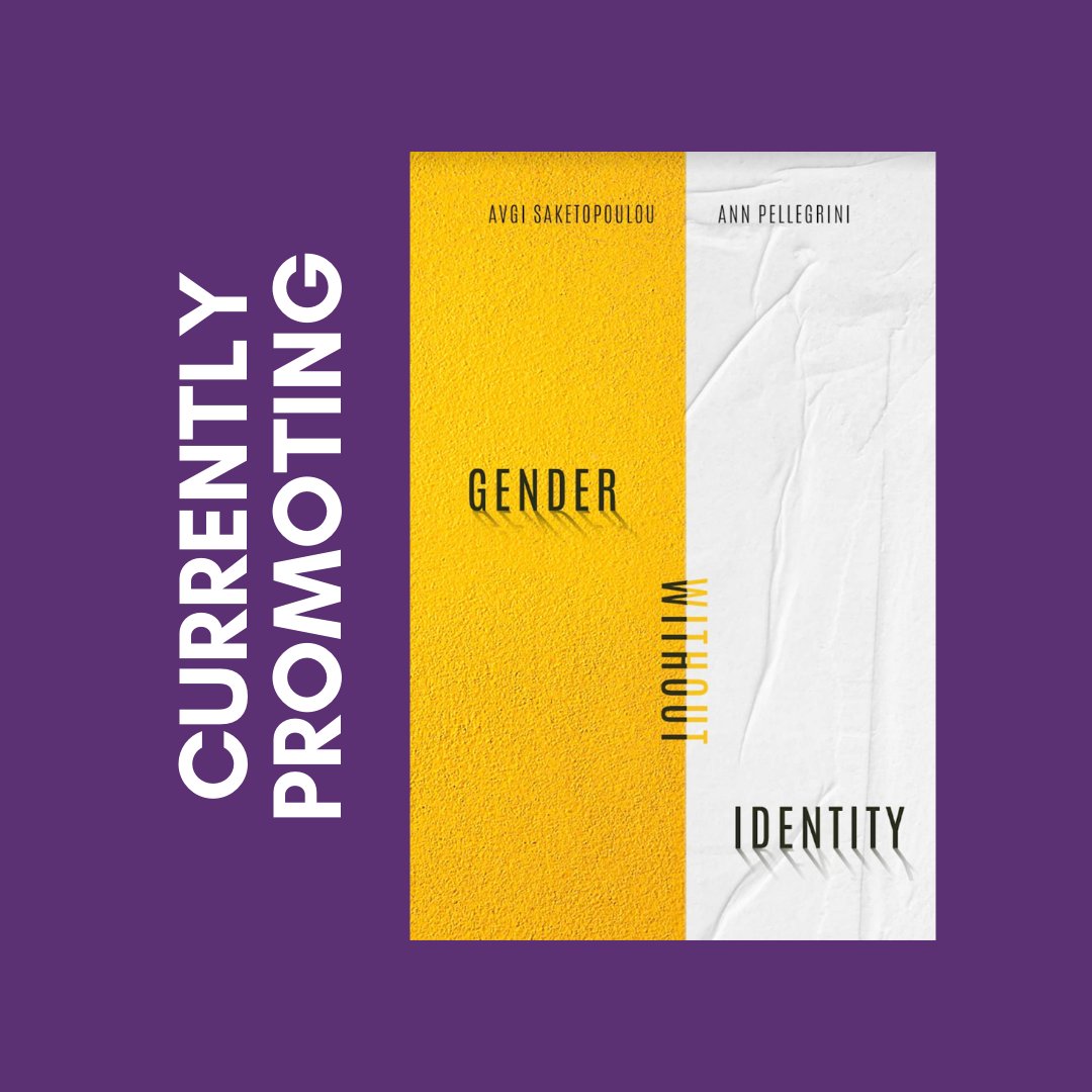CoriolisCo's tweet photo. We're currently promoting "Gender Without Identity" by authors and professors Ann Pellegrini and Avgi Saketopoulou (@Avgolis), published by @UITbooksNYC.
Stay tuned for updates!
#AnnPellegrini #AvgiSaketopoulou #GenderWithoutIdentity #CoriolisClient https://t.co/twXkvX91PO