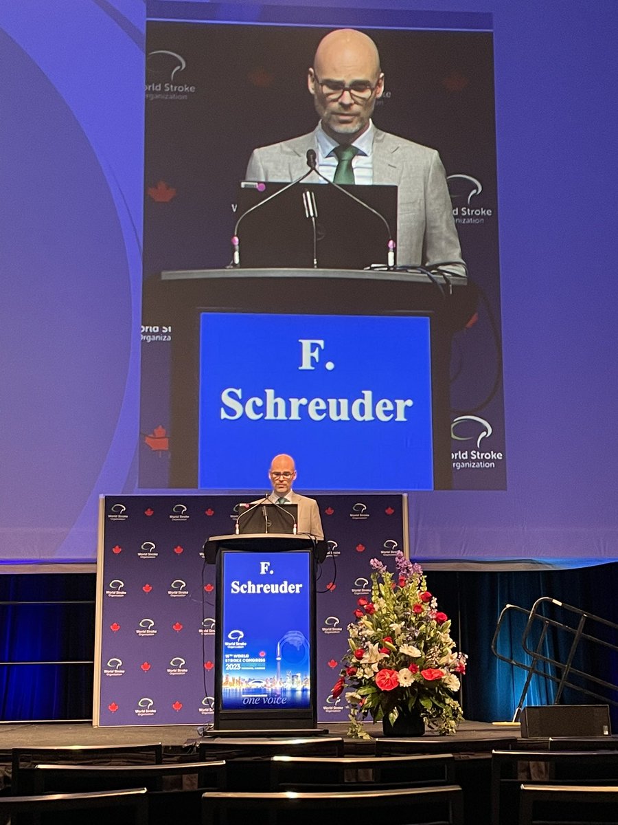 Dr_No_Charite's tweet image. Very eloquent talk on #ICH and the challenging question on whether to restart OAC by @SchreuderFloris #WSC2023 Thank you