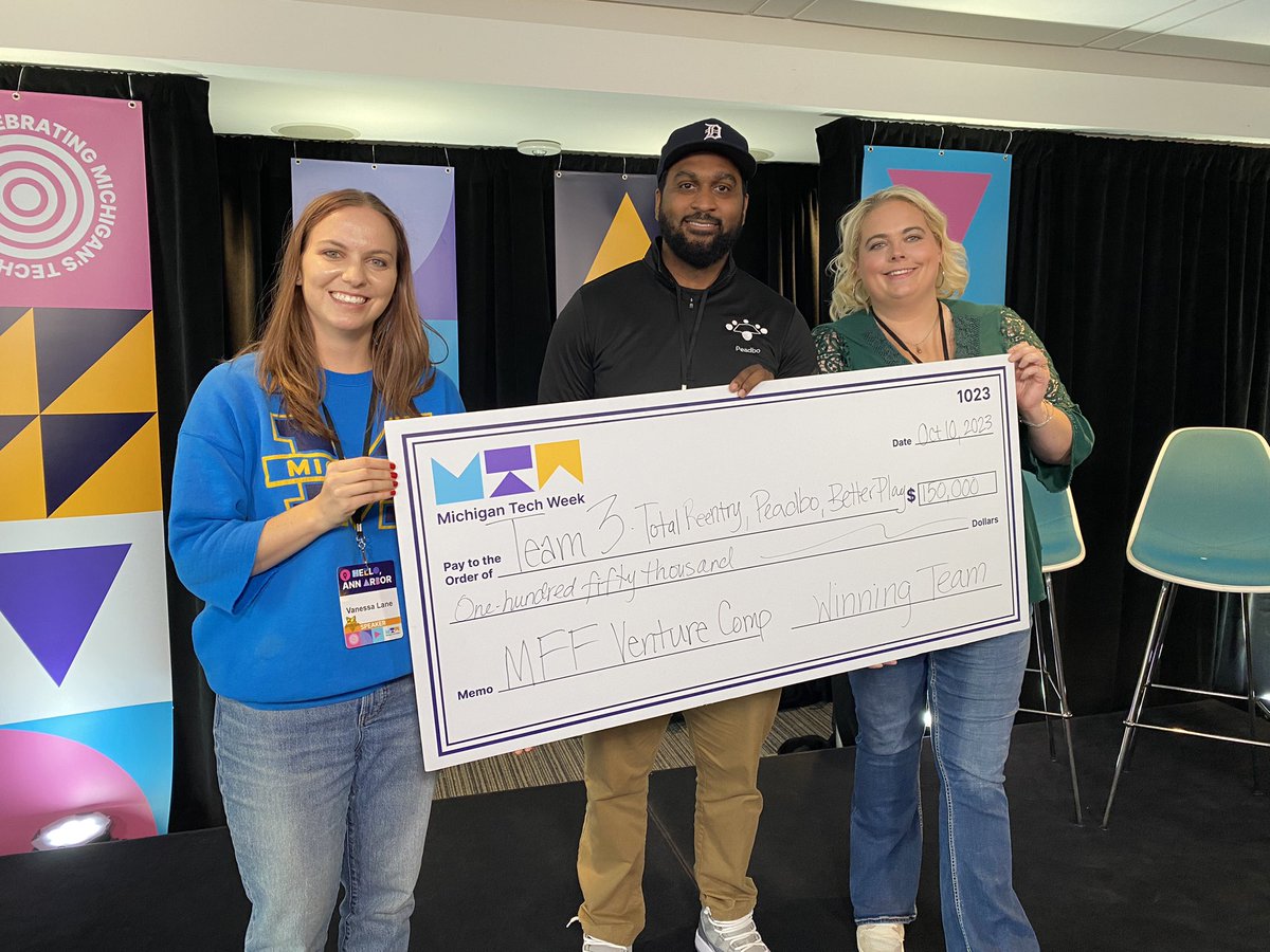 Introducing your 2023 MFF pitch competition winners!! 

#MichiganTechWeek